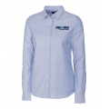 Cutter & Buck Lt Blue Women's Stretch Oxford