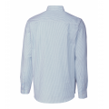 Cutter & Buck Men's Striped Stretch Oxford Light Blue