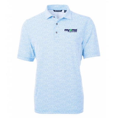 Cutter & Buck Eco Pique Botanical Print Men's Polo