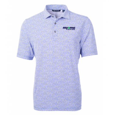 Cutter & Buck Eco Pique Botanical Print Men's Polo