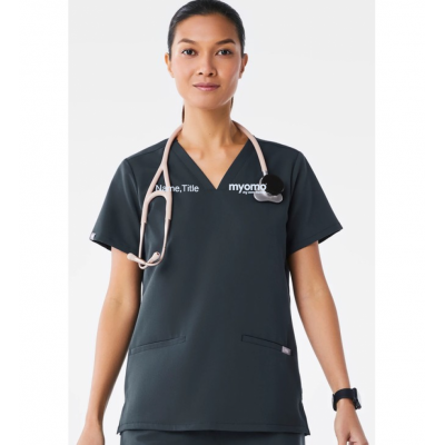 FIGS WOMEN'S CASMA TOP DARK HARBOR