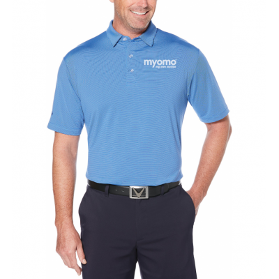 Men's Callaway Golf Fine Line Stripe Jersey Polo