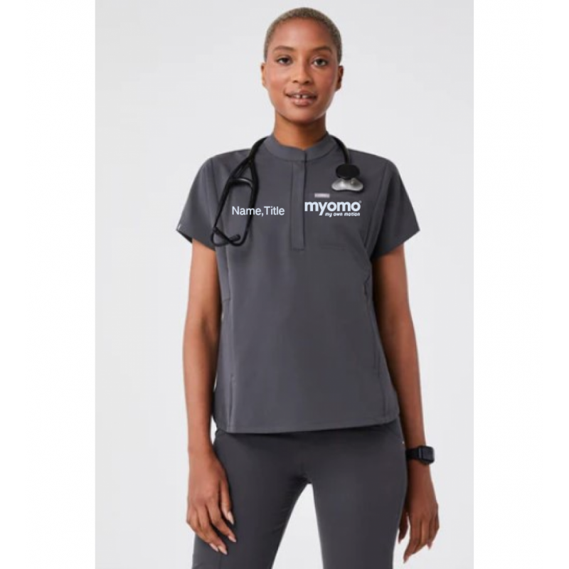 FIGS MONTEX CHARCOAL TOP