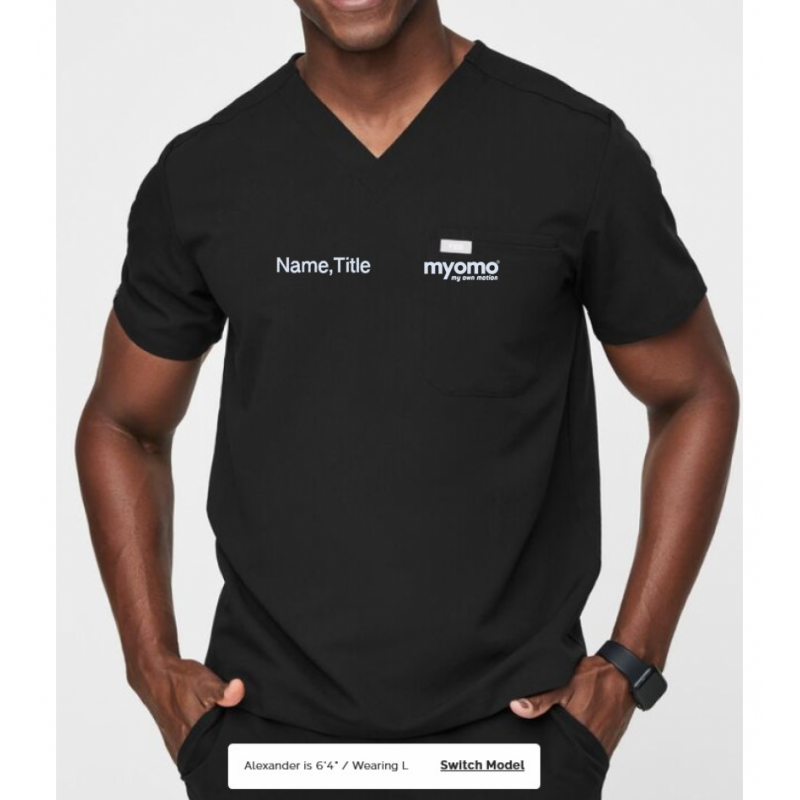 FIGS LEON BLACK 3-POCKET